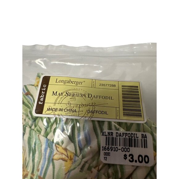 Longaberger May Series Daffodil Basket Liner - No. 23577288 - Picture 8 of 8